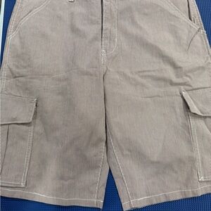 Levi’s Men's Burgundy Stripe Cargo Shorts